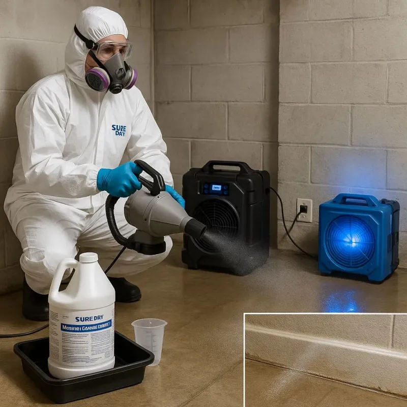 Sanitization and Odor Removal process in Longmeadow, MA